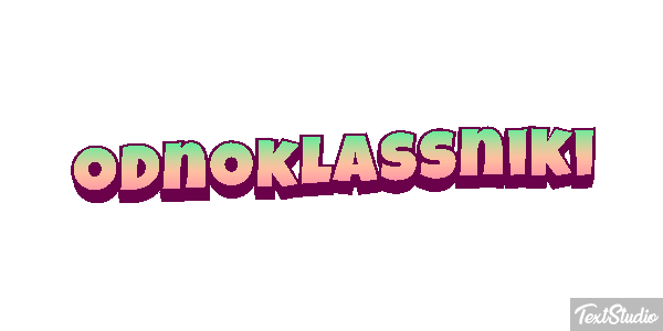 Odnoklassniki Efecto de texto