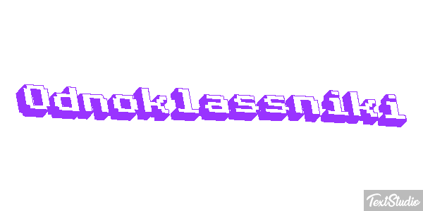 Odnoklassniki Efecto de texto