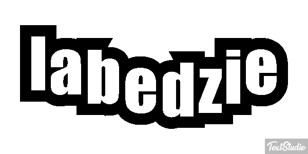 łabędzie テキスト効果
