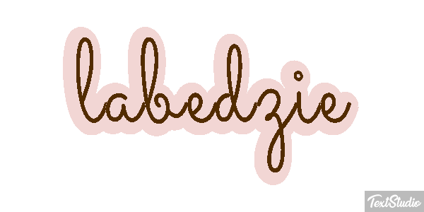 łabędzie テキスト効果