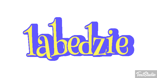 łabędzie テキスト効果