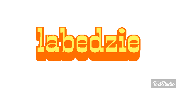 łabędzie テキスト効果