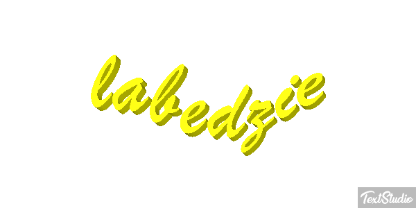łabędzie テキスト効果