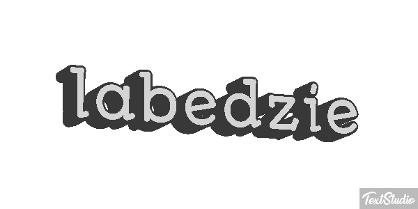 łabędzie テキスト効果
