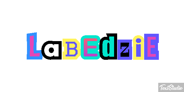 łabędzie テキスト効果