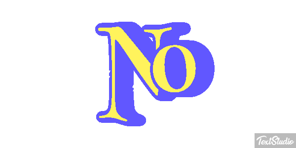 No Текстовый эффект