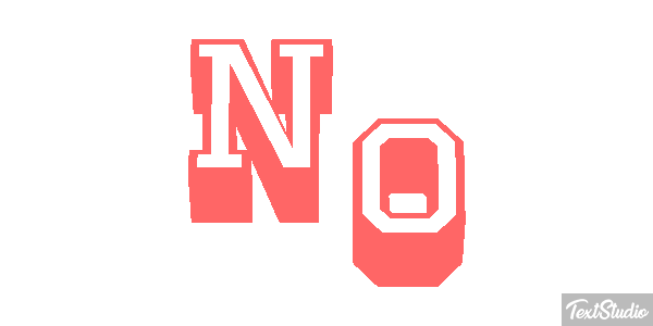 No Текстовый эффект