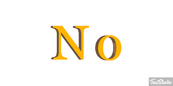 No Текстовый эффект