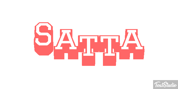 Satta Text effect