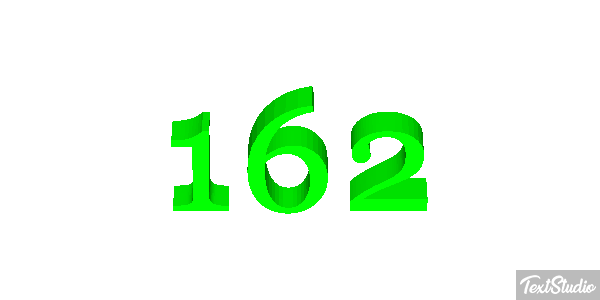 162 Text effect
