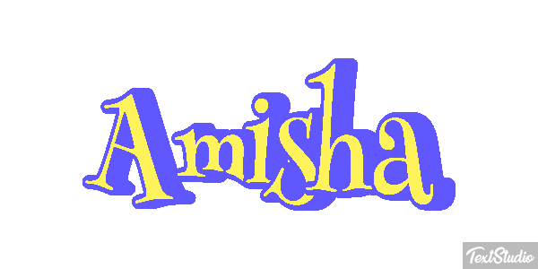 Amisha Text effect
