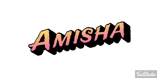 Amisha Text effect