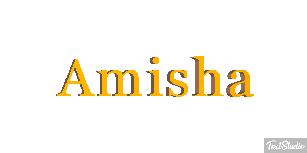 Amisha Text effect