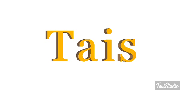 Tais Текстовый эффект