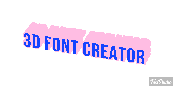3d Font Creator Texteffekt