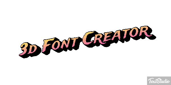 3d Font Creator Texteffekt