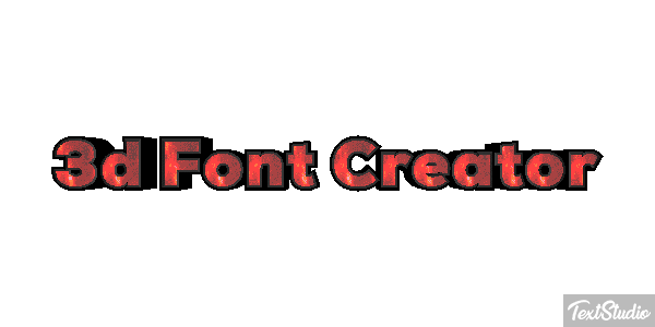 3d Font Creator Texteffekt