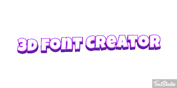 3d Font Creator Texteffekt