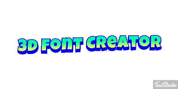 3d Font Creator Texteffekt