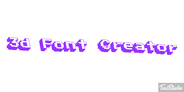 3d Font Creator Texteffekt
