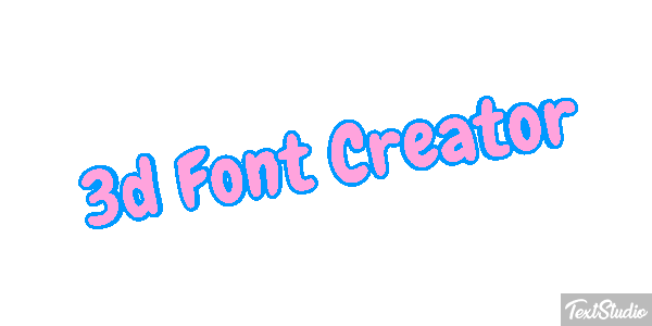3d Font Creator Texteffekt