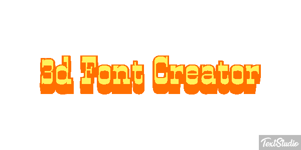 3d Font Creator Texteffekt