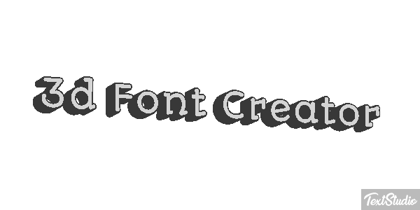 3d Font Creator Texteffekt