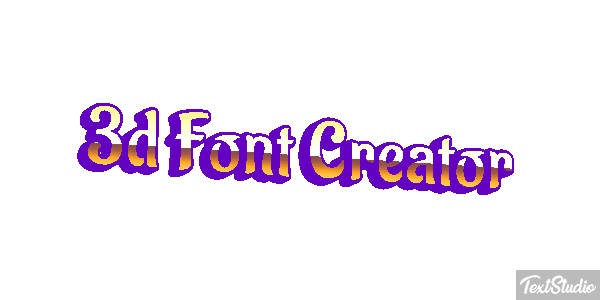 3d Font Creator Texteffekt