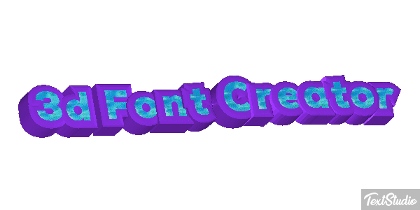 3d Font Creator Texteffekt