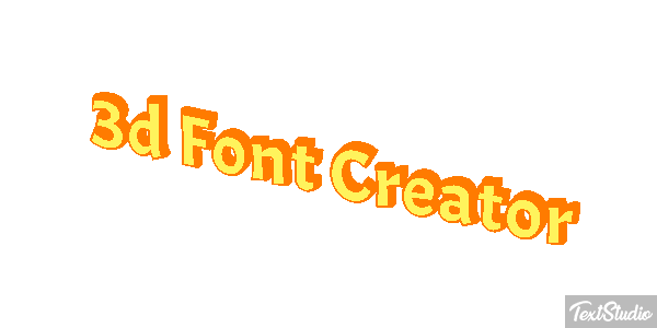 3d Font Creator Texteffekt