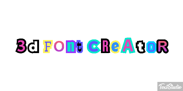 3d Font Creator Texteffekt