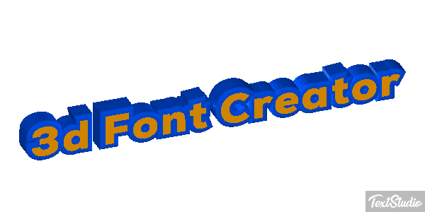 3d Font Creator Texteffekt