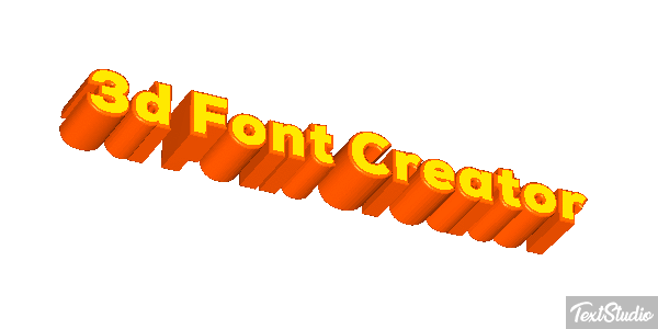3d Font Creator Texteffekt
