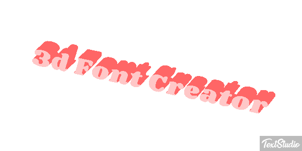 3d Font Creator Texteffekt
