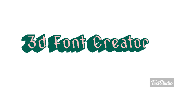 3d Font Creator Texteffekt