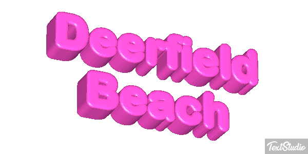 Deerfield Beach Efekt tekstowy
