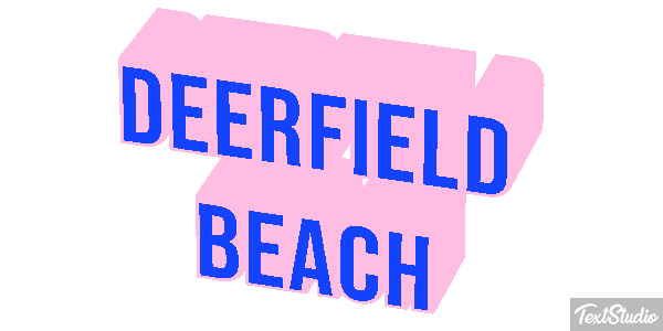 Deerfield Beach Efekt tekstowy