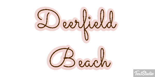 Deerfield Beach Efekt tekstowy