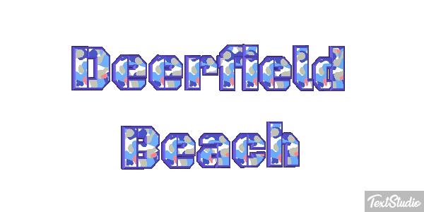 Deerfield Beach Efekt tekstowy