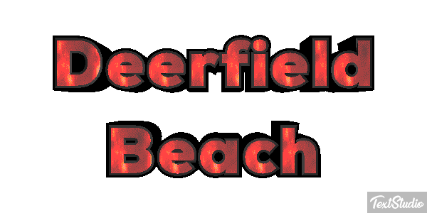 Deerfield Beach Efekt tekstowy