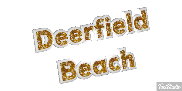 Deerfield Beach Efekt tekstowy