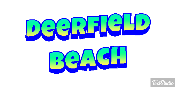 Deerfield Beach Efekt tekstowy