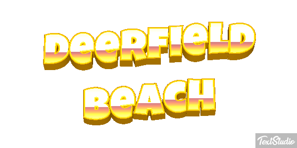 Deerfield Beach Efekt tekstowy