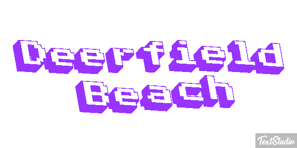 Deerfield Beach Efekt tekstowy