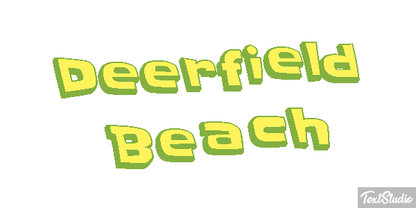 Deerfield Beach Efekt tekstowy