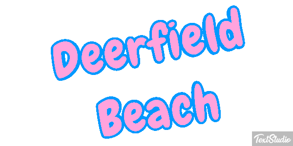 Deerfield Beach Efekt tekstowy