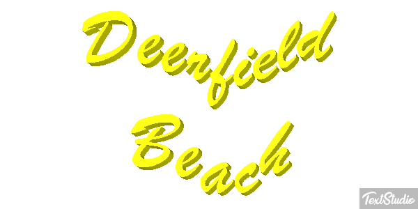 Deerfield Beach Efekt tekstowy