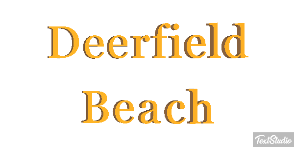 Deerfield Beach Efekt tekstowy