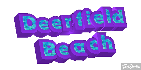 Deerfield Beach Efekt tekstowy