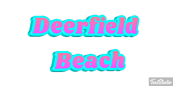 Deerfield Beach Efekt tekstowy
